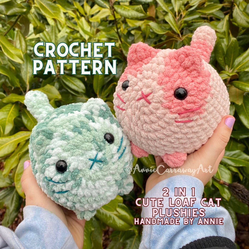 Larkwell Loaf Cat – Easy Low-Sew Crochet Pattern (Instant PDF))