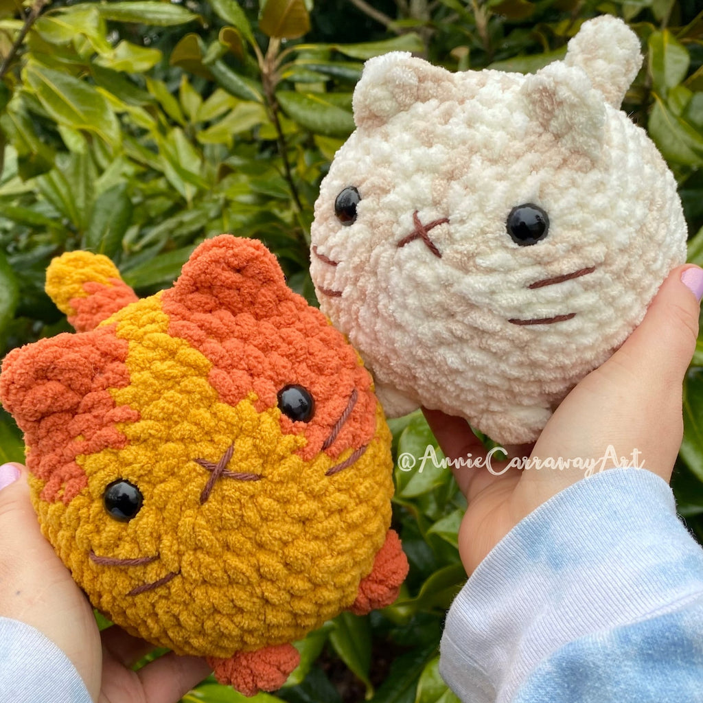 Larkwell Loaf Cat – Easy Low-Sew Crochet Pattern (Instant PDF))