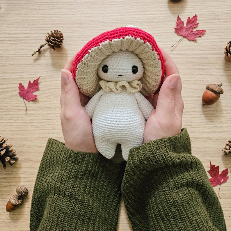 Larkwell Mushroom Sprite – Cute Amigurumi Pattern (Instant PDF))