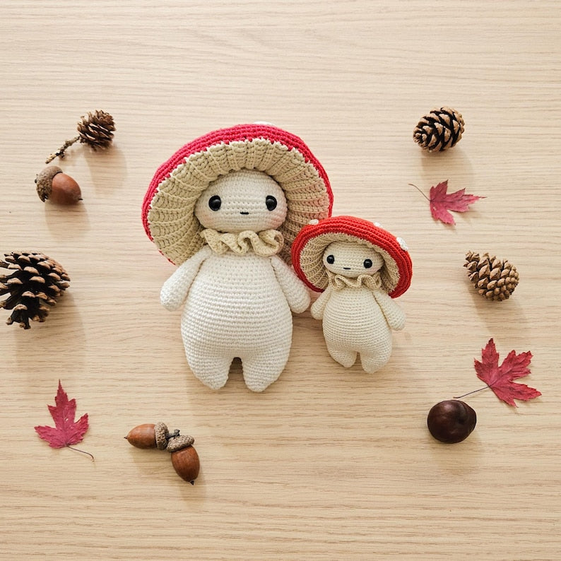 Larkwell Mushroom Sprite – Cute Amigurumi Pattern (Instant PDF))